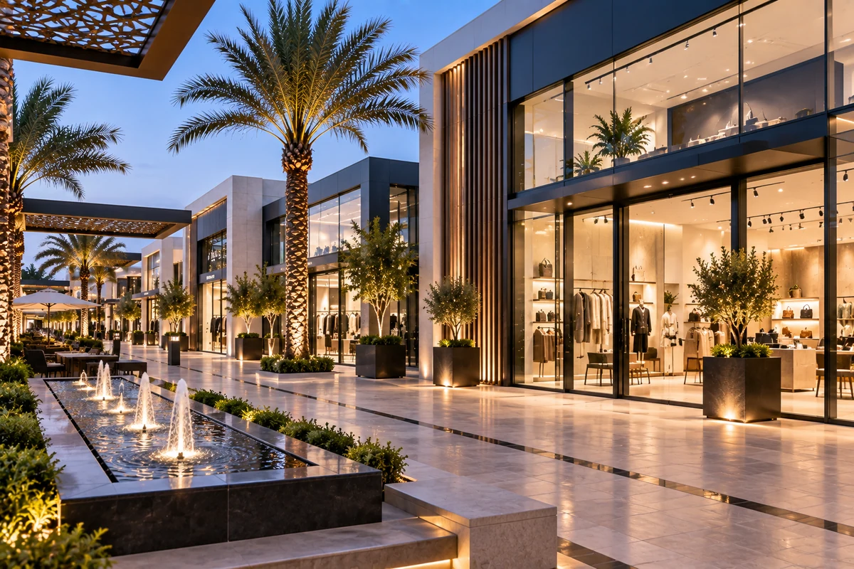 Retail and commercial spaces