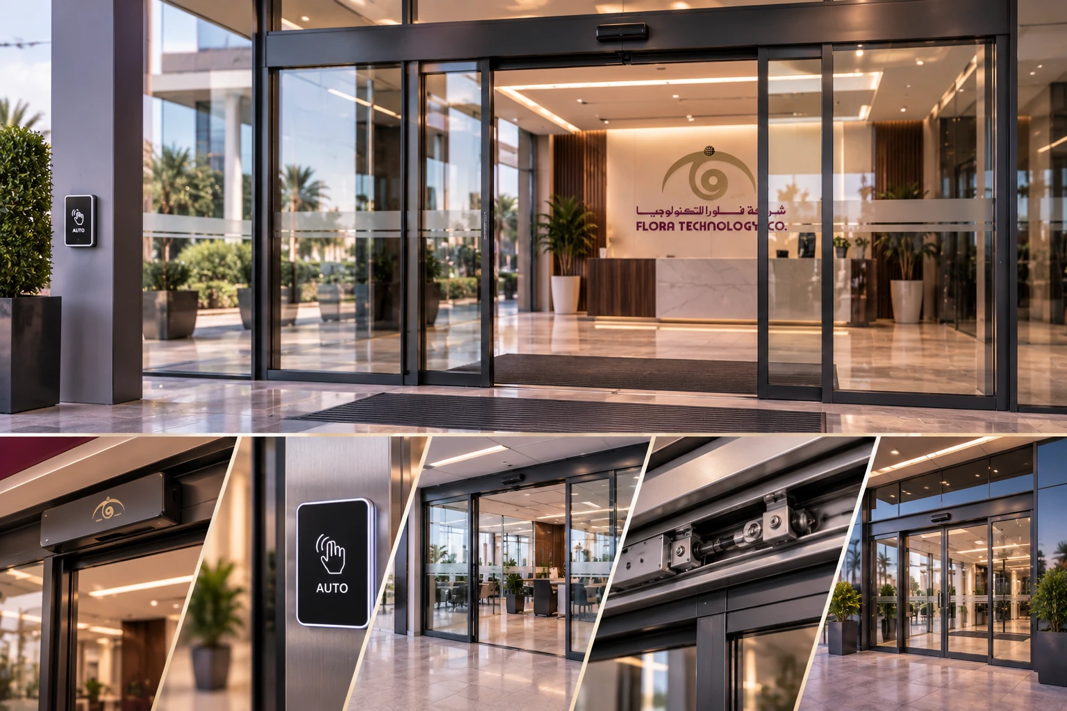 sliding door solutions — Flora Technology, Qatar